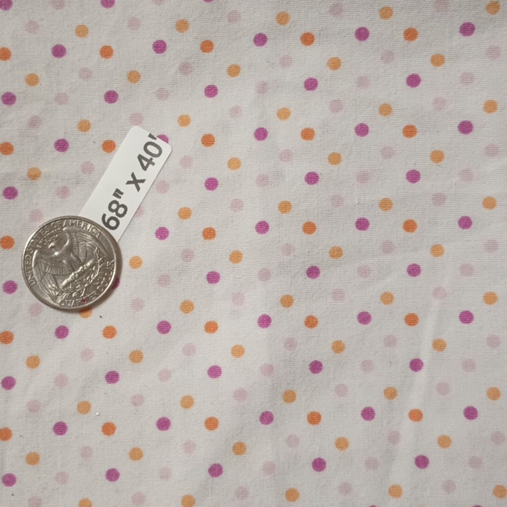 1⅞ yd. Polka Dot Cotton Fabric